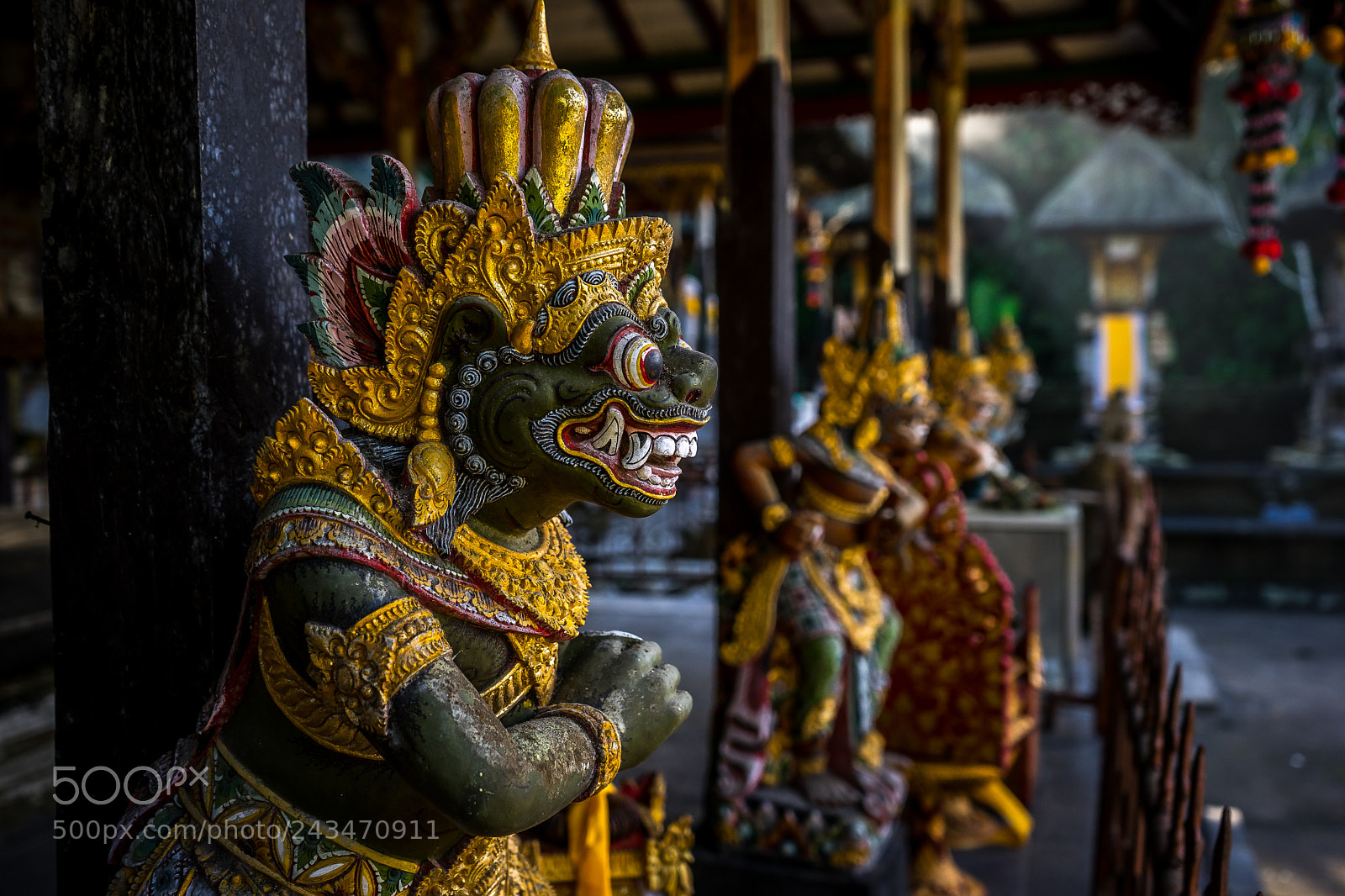 Sony a7 sample photo. Statue in a bali photography