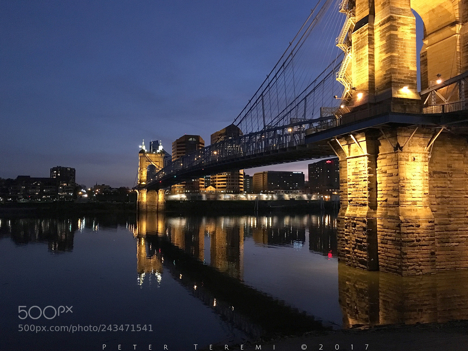 Apple iPhone 6s sample photo. Dusk over the roebling photography