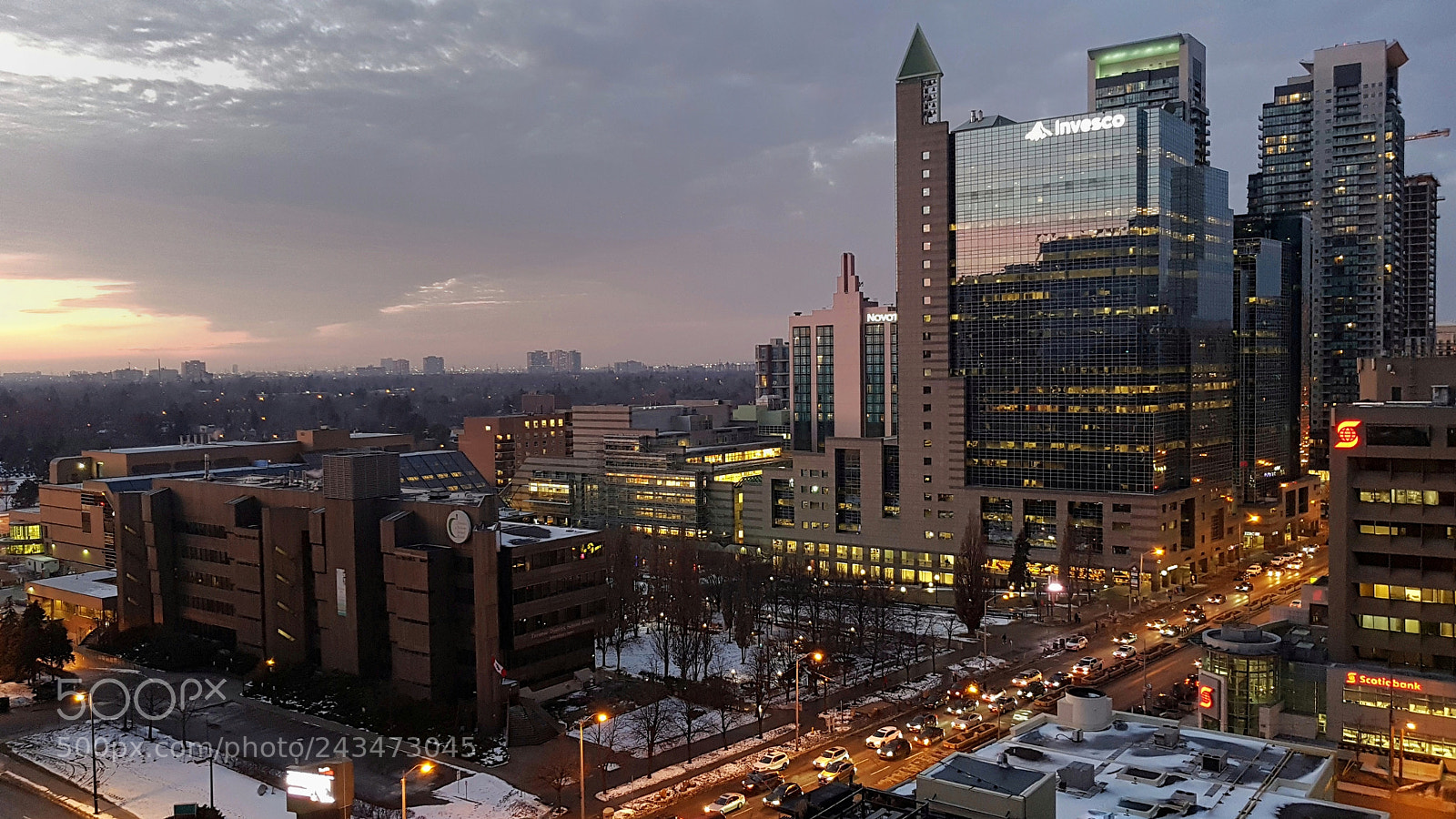 Samsung Galaxy S7 sample photo. Sunset in north york photography