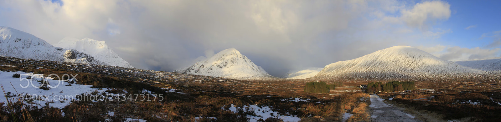 Canon EOS 500D (EOS Rebel T1i / EOS Kiss X3) sample photo. Glencoe panoramic photography