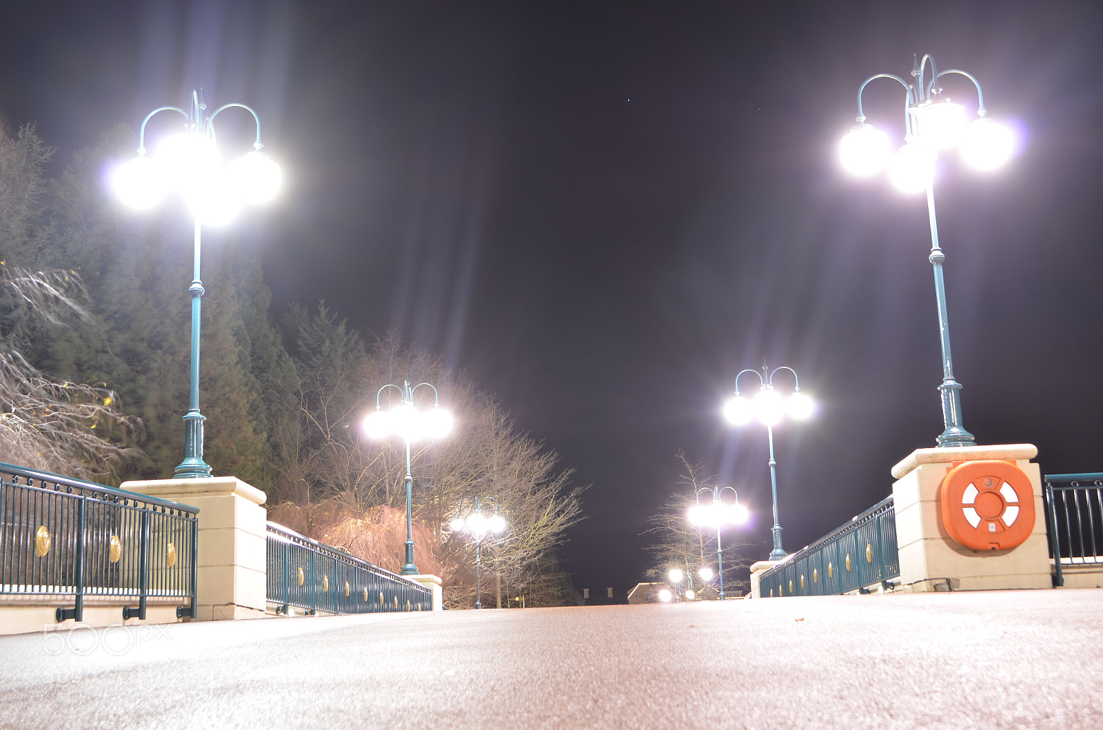 Nikon D5100 sample photo. Pont sur disney village photography