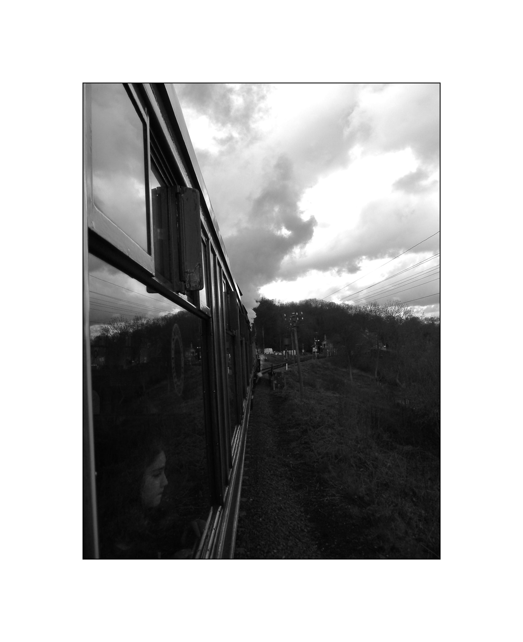 Fujifilm FinePix A345 sample photo. Riding  the train photography