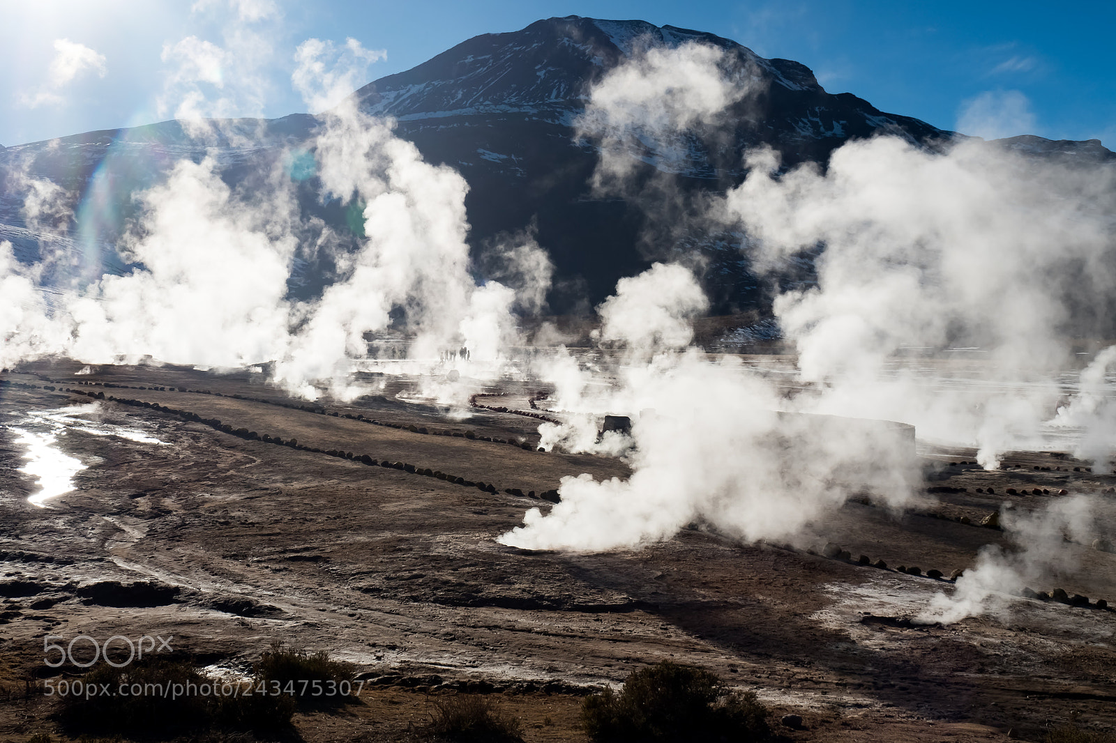 Olympus OM-D E-M5 II sample photo. Geyser activity in the photography