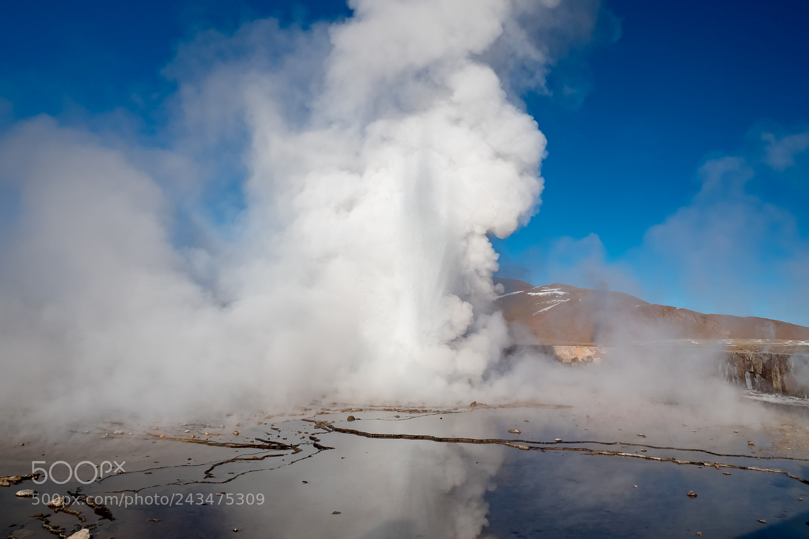 Olympus OM-D E-M5 II sample photo. Geyser activity in the photography