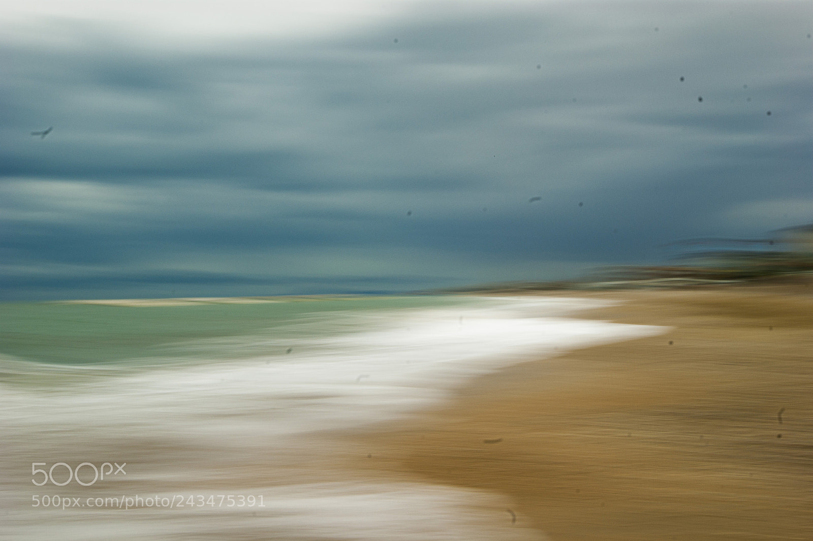 Sony Alpha DSLR-A390 sample photo. Soft sea photography