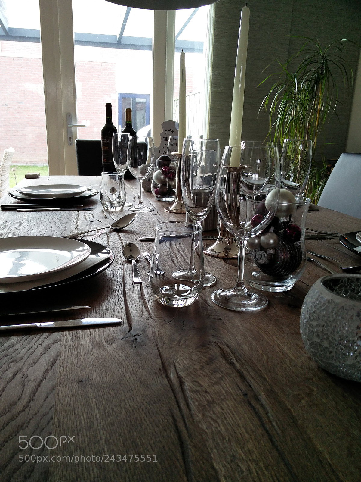OnePlus 2 sample photo. Christmas dinner setting photography