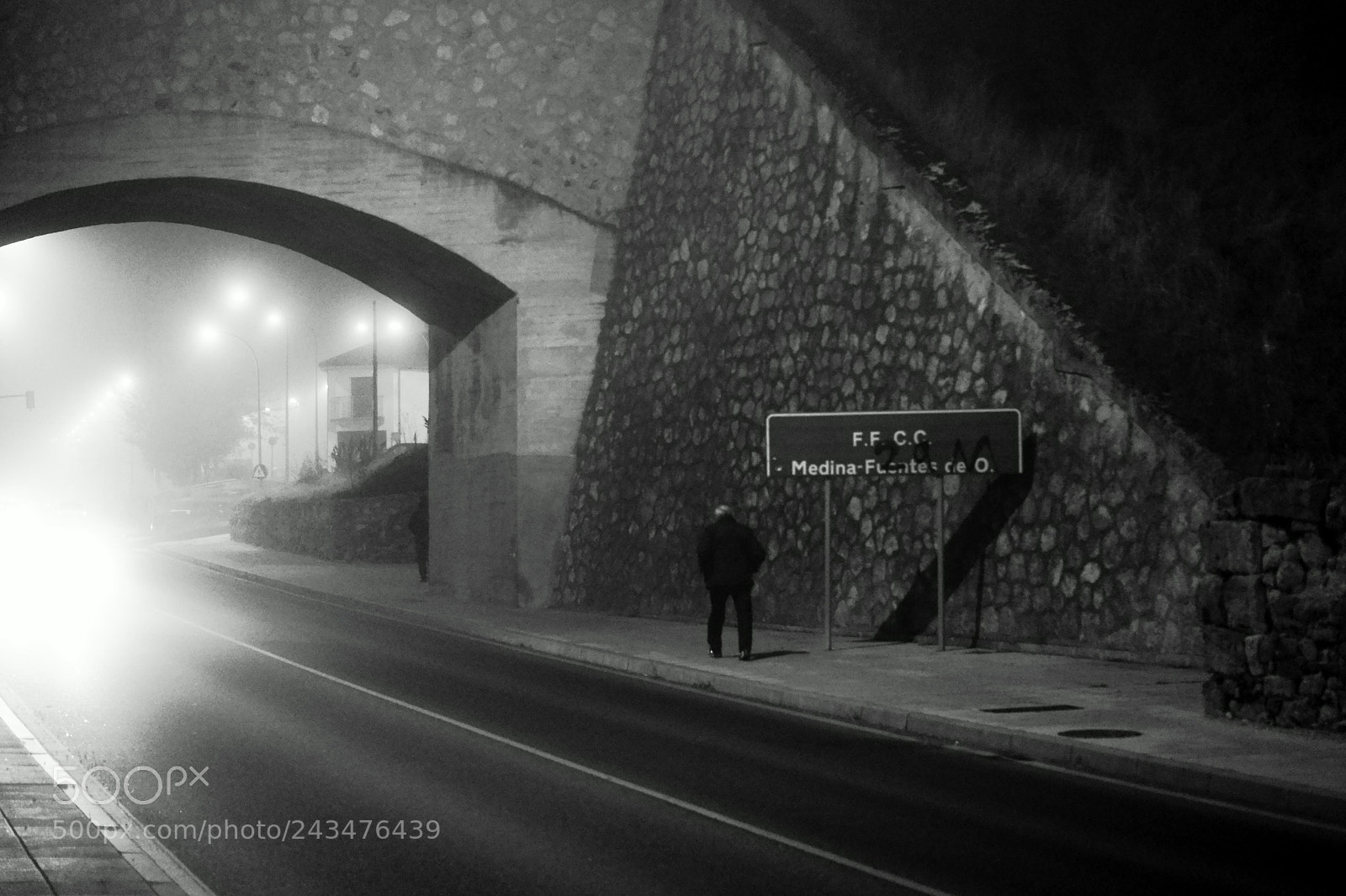 Sony SLT-A58 sample photo. Ferrocarril.fog. photography