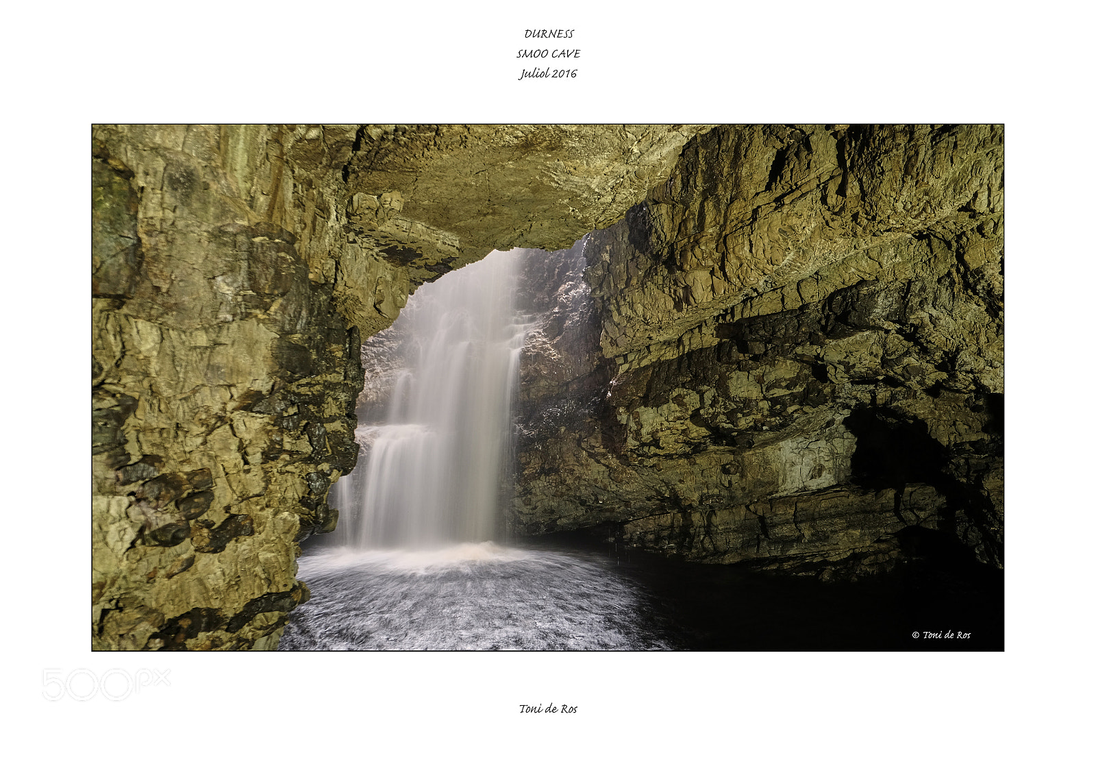 Fujifilm X-T1 sample photo. Smoo cave photography