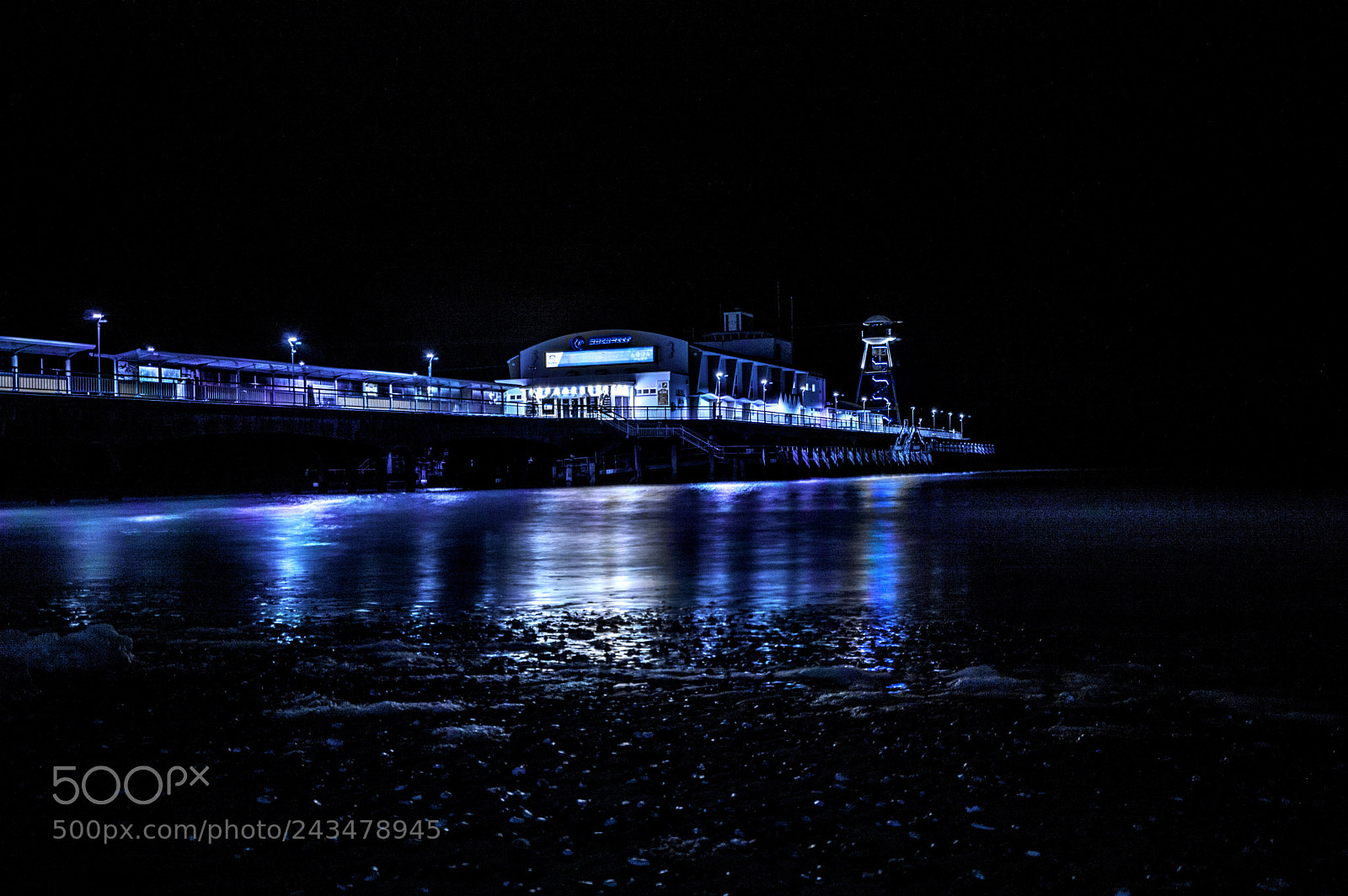 Nikon D3200 sample photo. Bournemouth pier photography