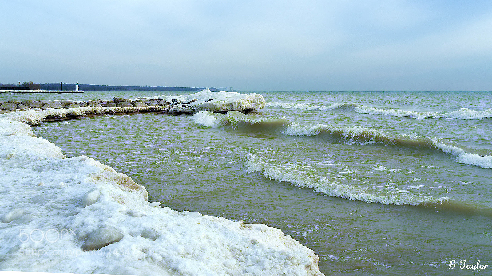 Sony SLT-A57 sample photo. Iced up wave breaker photography