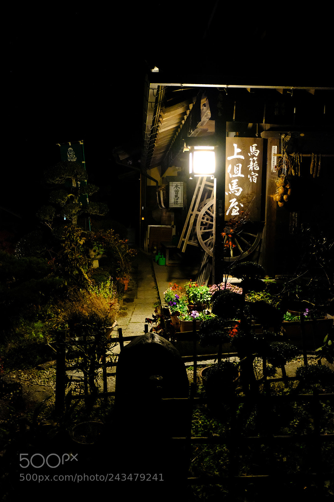 Fujifilm X-T20 sample photo. Ryokan garden photography