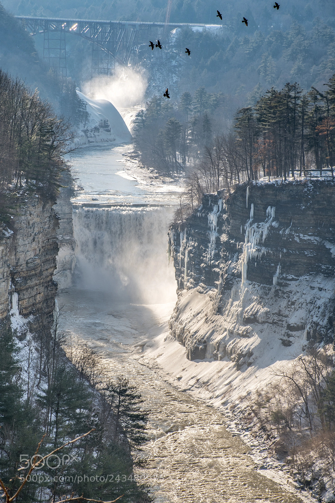 Nikon D500 sample photo. Middle and lower falls photography