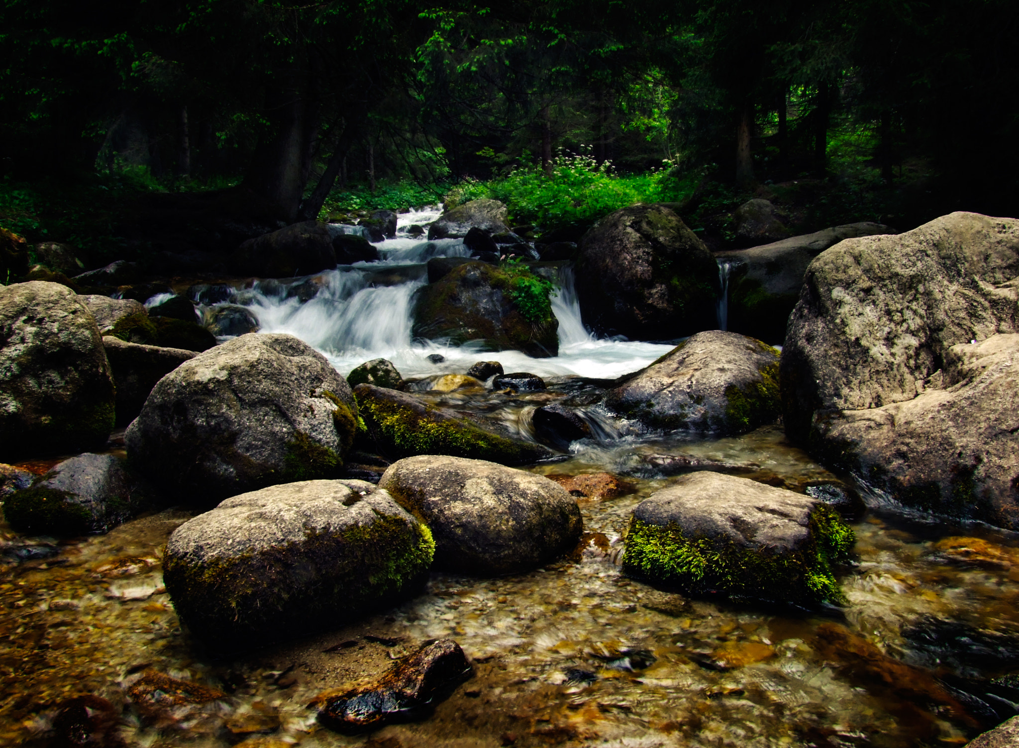 Fujifilm FinePix S9600 sample photo. Mountain stream... photography