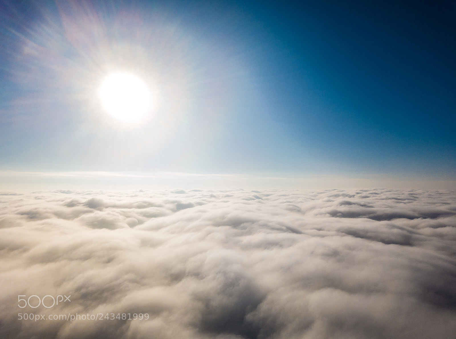 DJI FC220 sample photo. High above the clouds photography