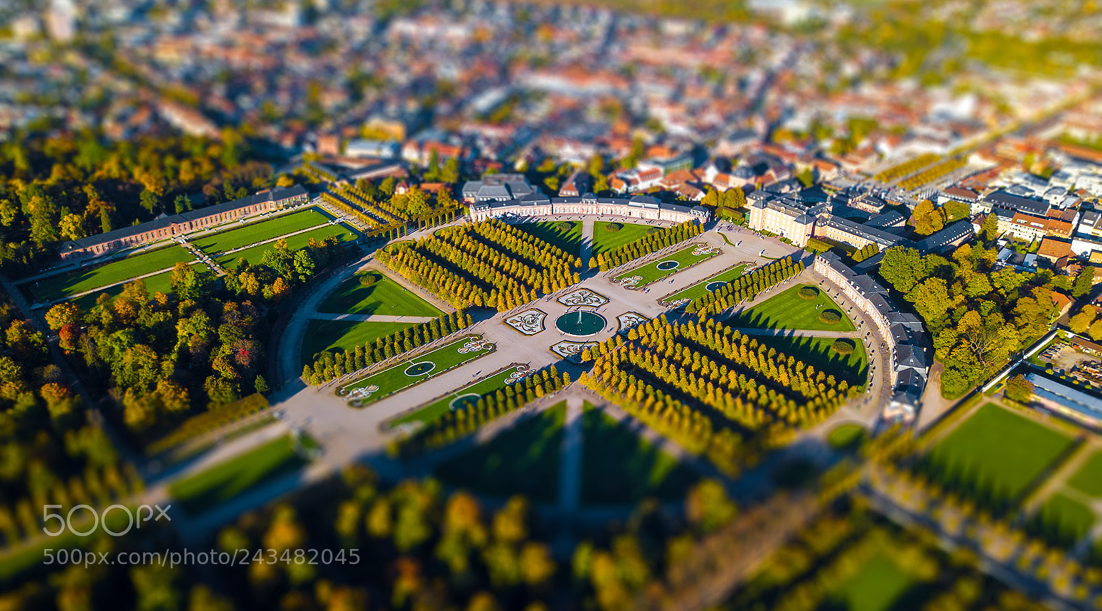 DJI FC220 sample photo. Schwetzingen castle photography