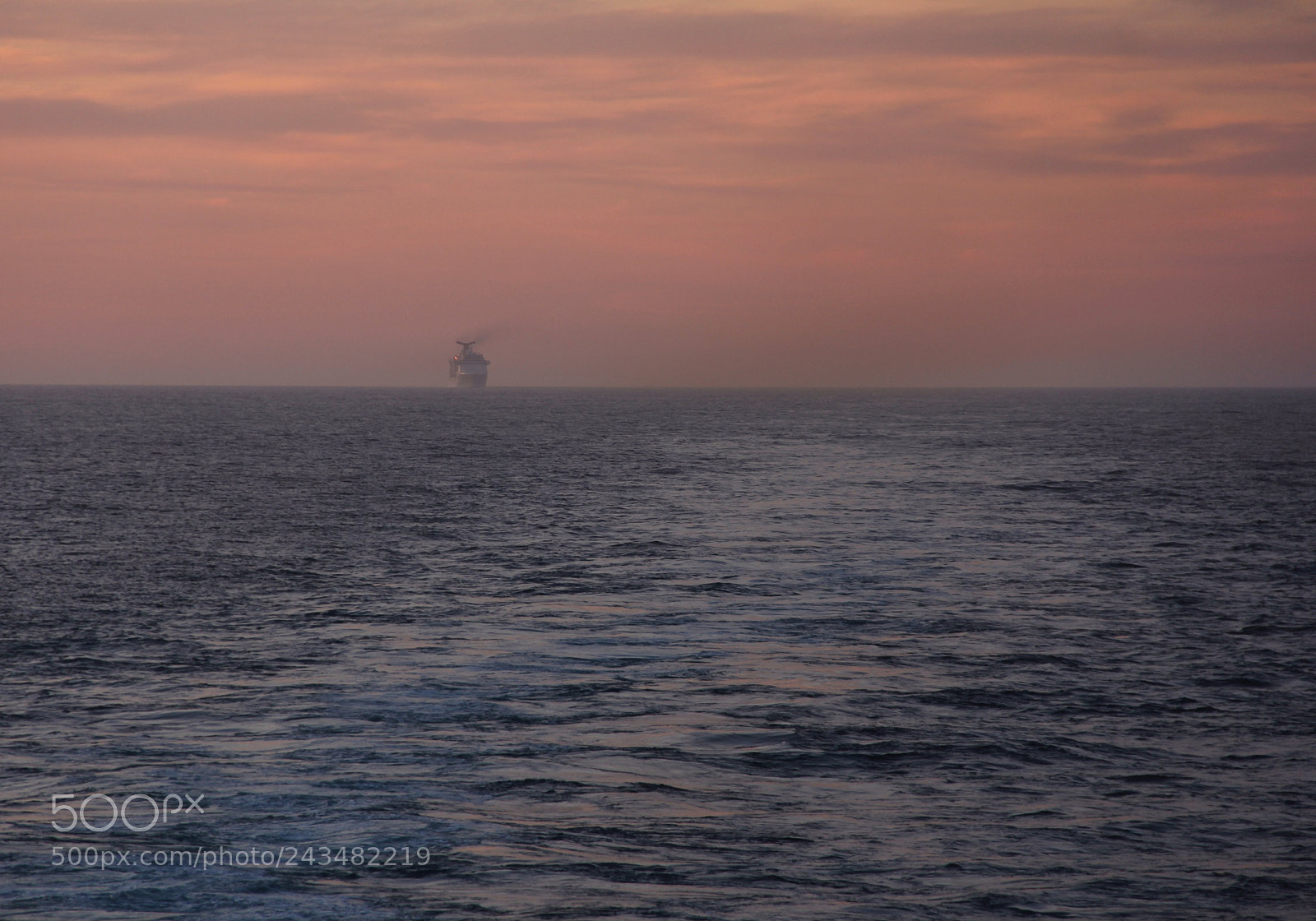 Canon EOS 60D sample photo. A distant ship photography
