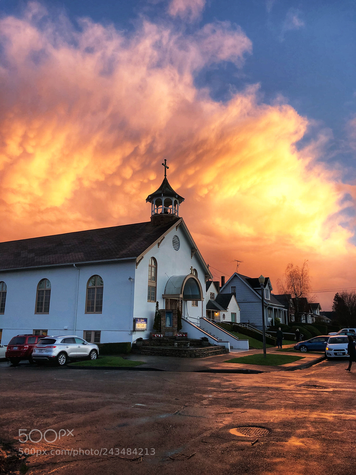 Apple iPhone 8 Plus sample photo. Patron saint of fire photography
