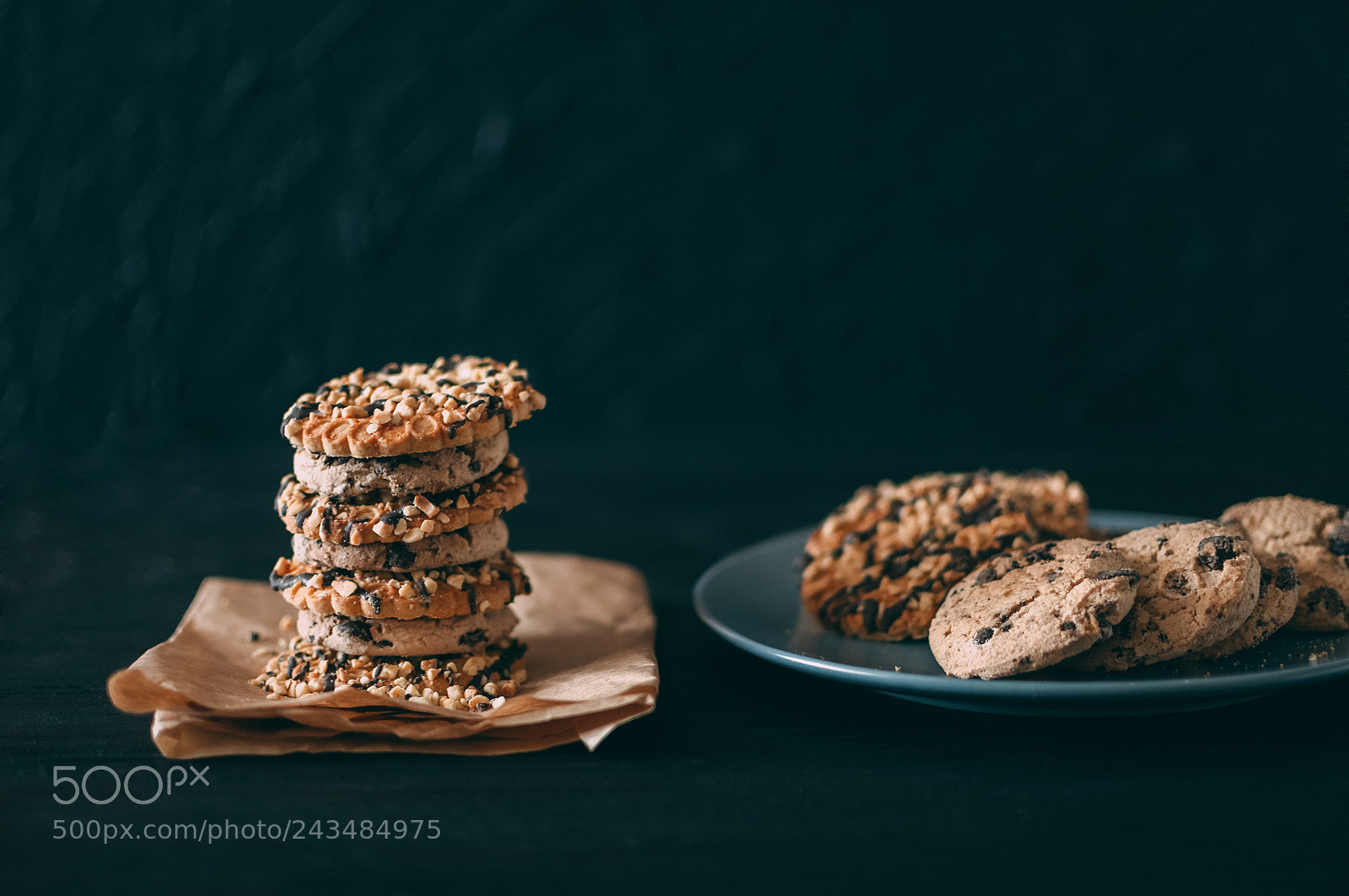 Nikon D300 sample photo. Chocolate chip cookies on photography