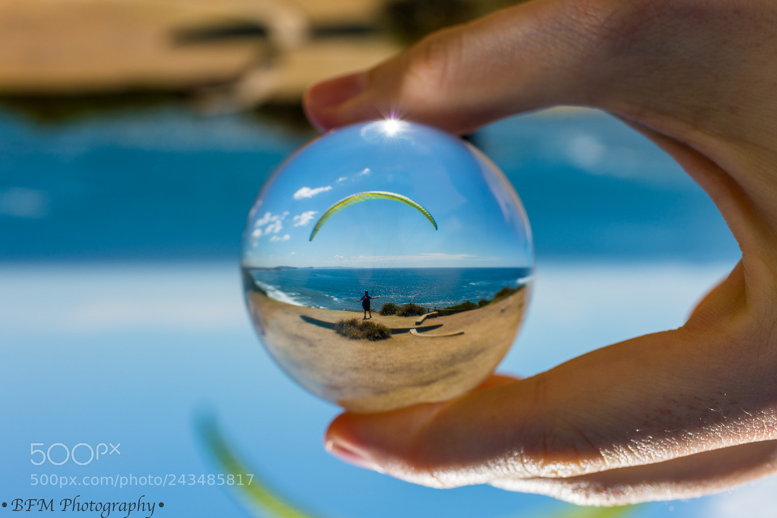Sony Cyber-shot DSC-RX1R II sample photo. Crystal ball paraglyder photography