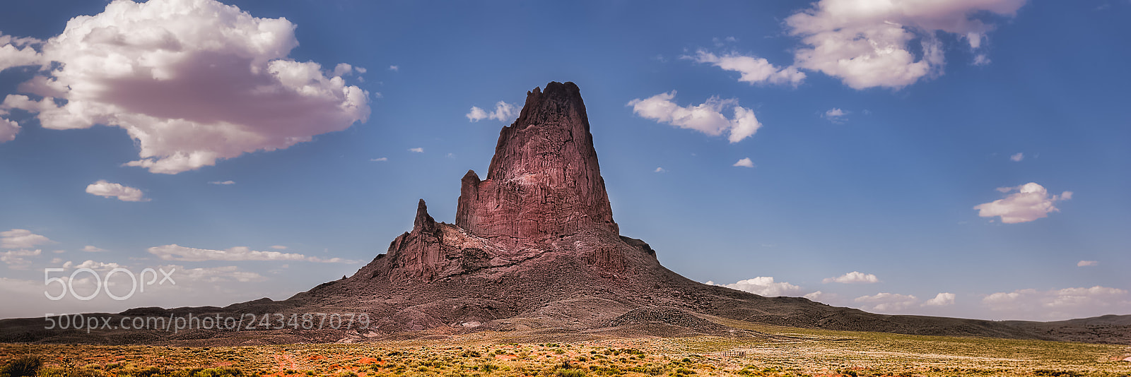 Canon EOS-1Ds Mark II sample photo. Agathla peak - monument photography