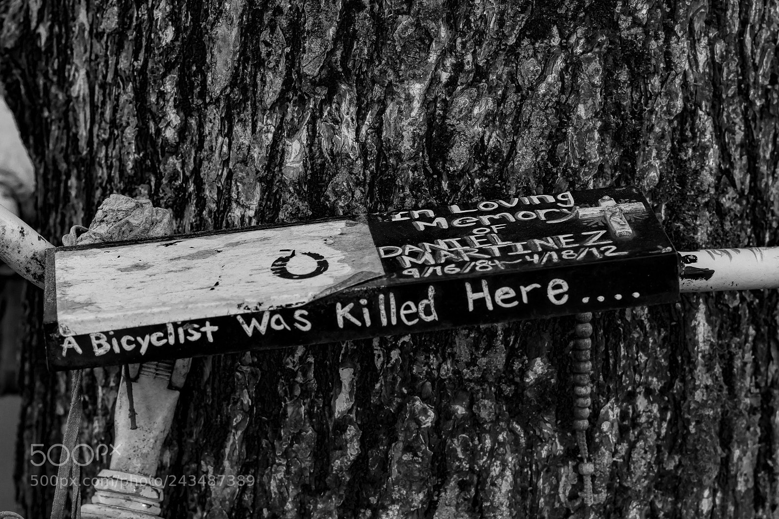Canon EOS 60D sample photo. Memorial for cyclist photography