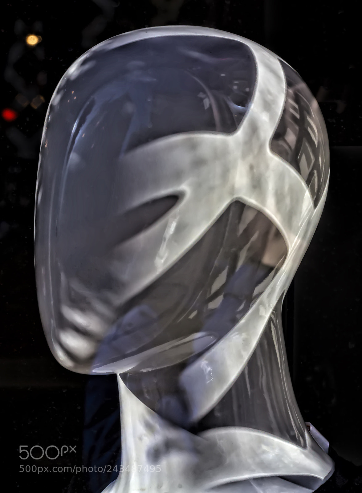 Canon EOS 60D sample photo. Reflective mannequin head photography