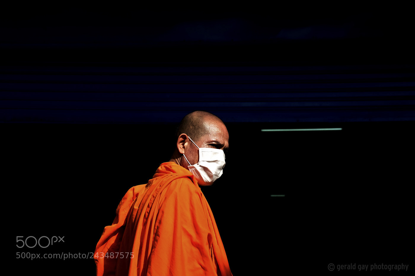 Fujifilm X-T10 sample photo. Masked monk photography