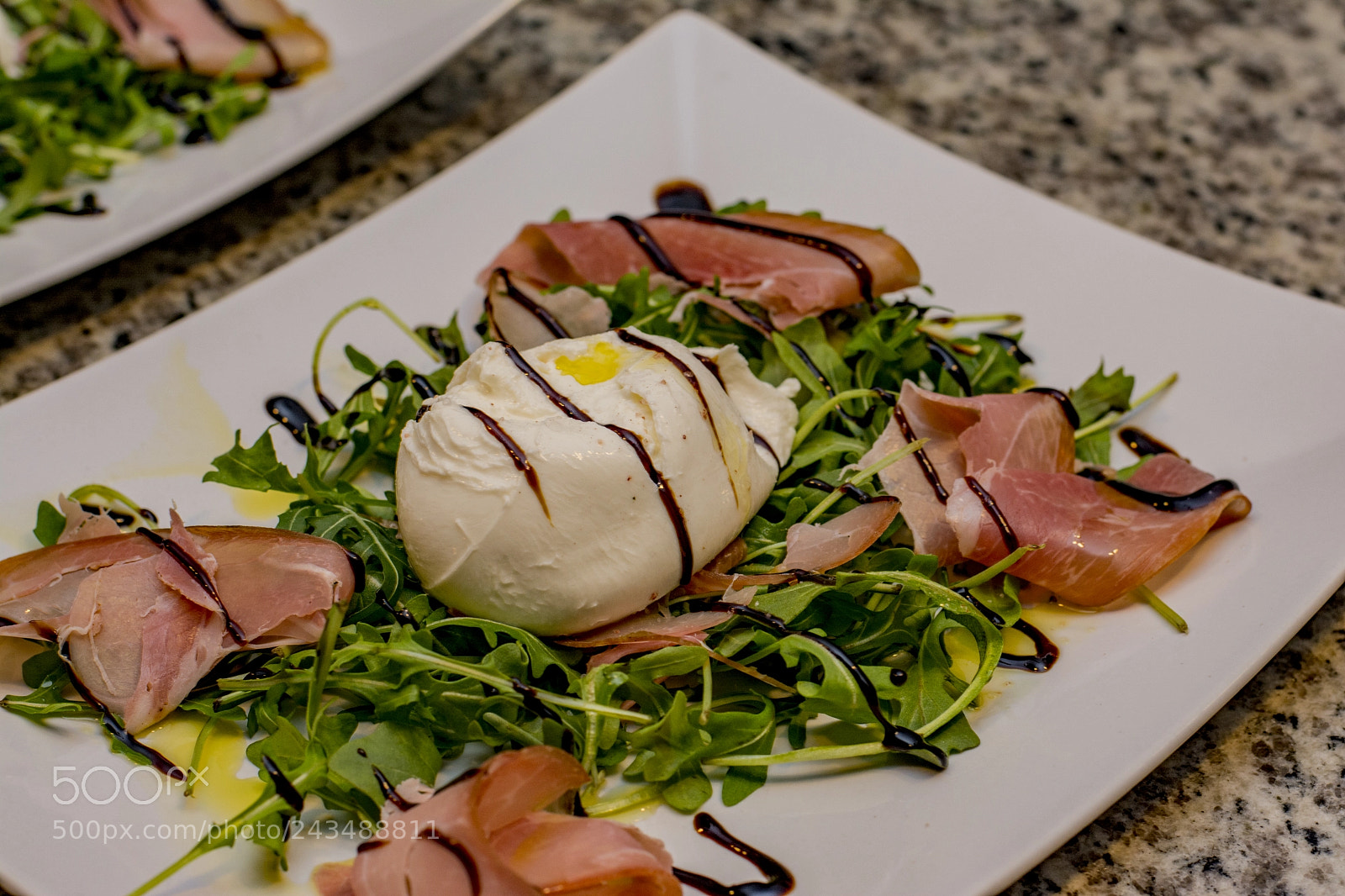 Nikon D7100 sample photo. Burrata salad photography