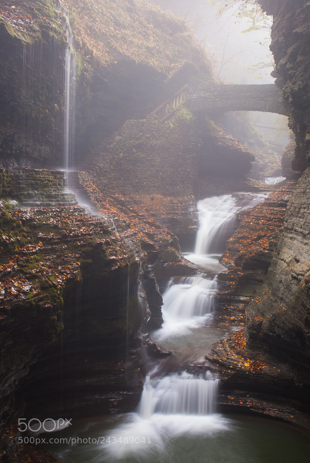 Nikon D200 sample photo. Waterfalls in watkins glen photography