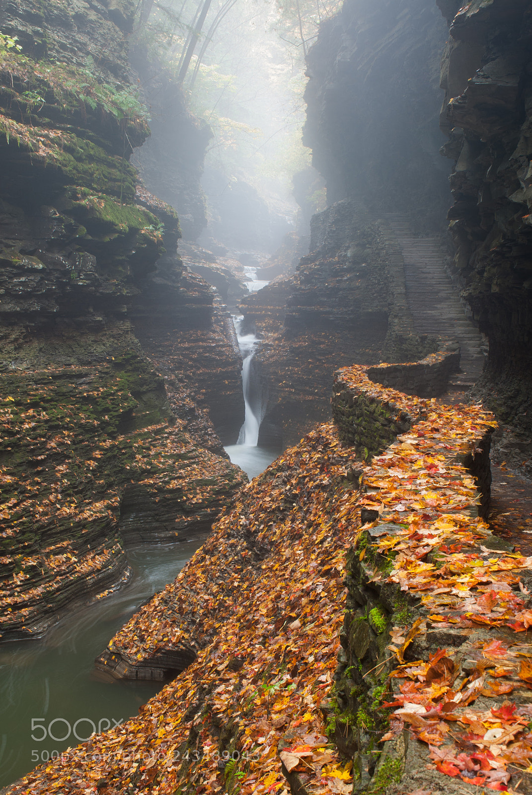 Nikon D200 sample photo. Waterfalls in watkins glen photography
