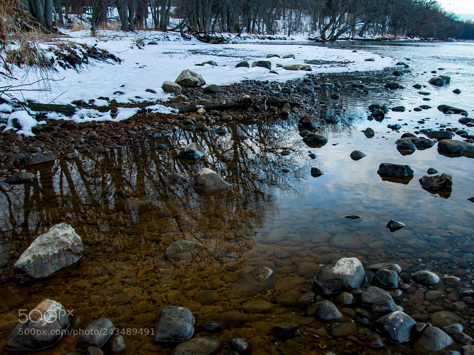 Nikon D3400 sample photo. Winter shore photography