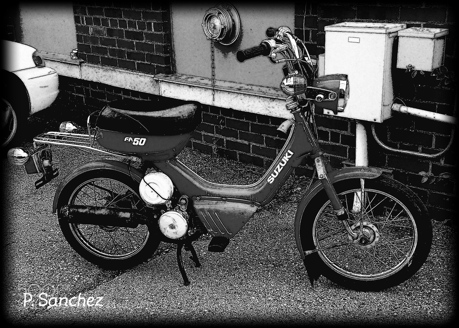 Samsung Galaxy S7 sample photo. Old motorcycle photography