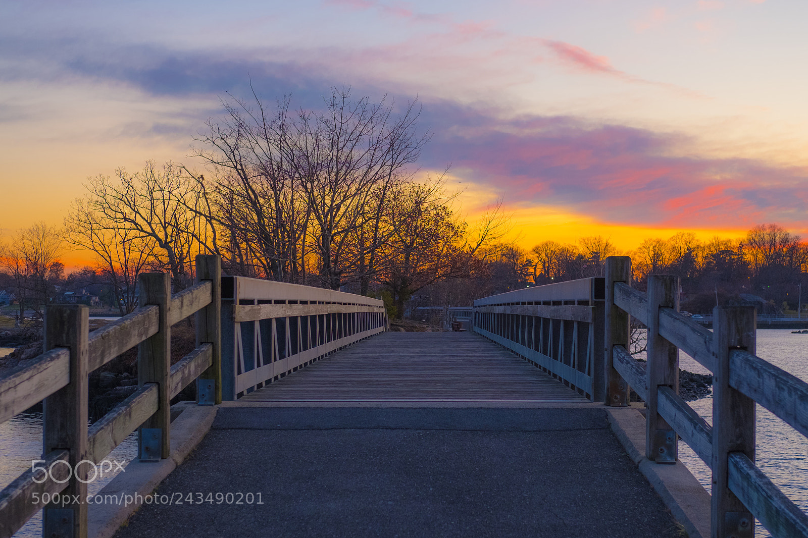 Fujifilm X-T2 sample photo. Bridge sunset photography