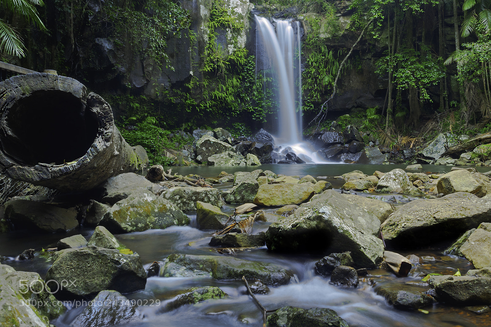 Olympus OM-D E-M1 sample photo. Curtis falls - qld photography