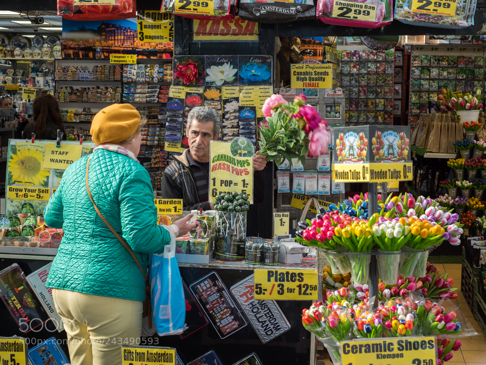 Nikon D810 sample photo. Amsterdam bloemenmarkt photography