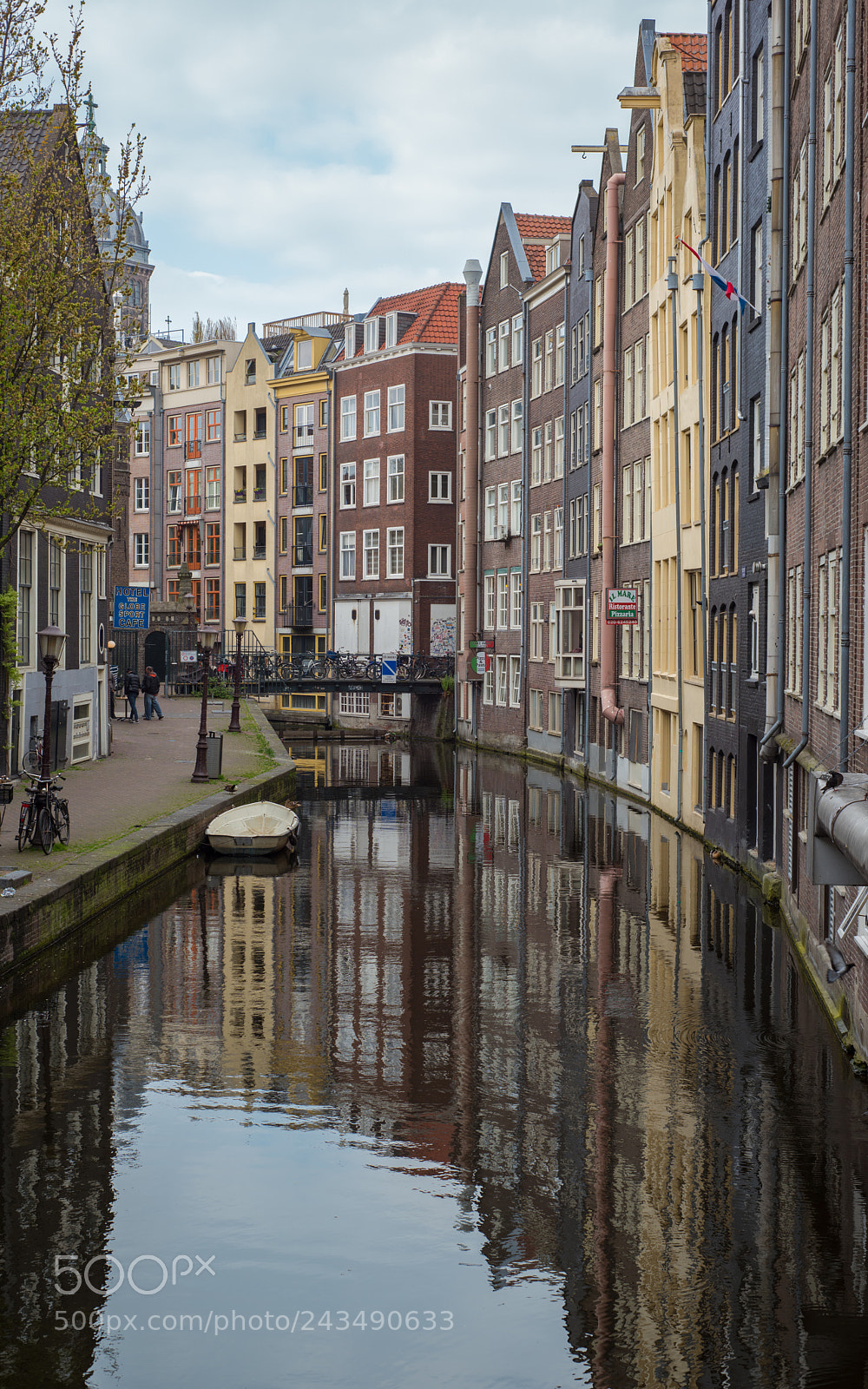 Nikon D810 sample photo. Amsterdam canal photography