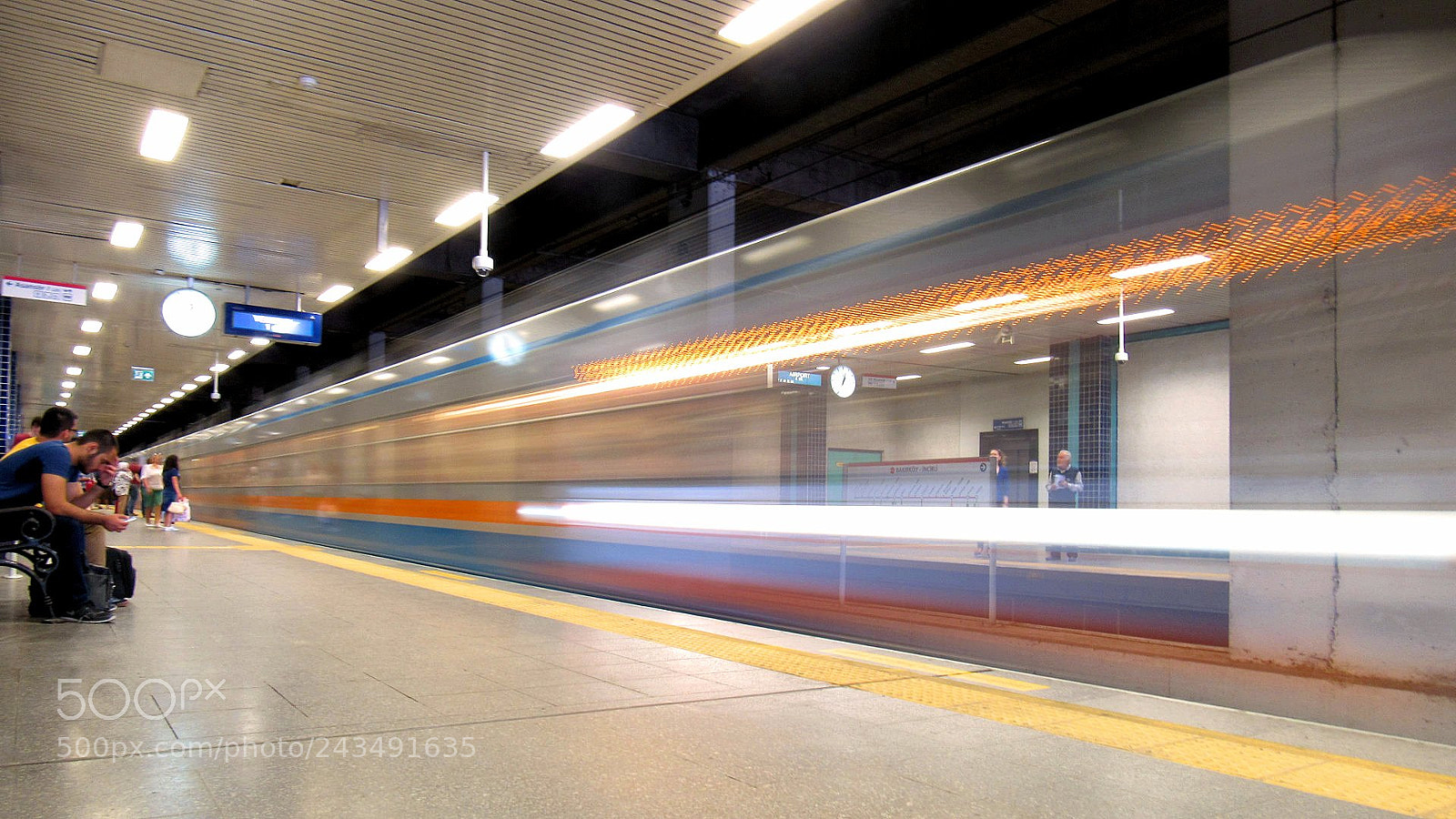 Canon PowerShot SX520 HS sample photo. Istanbul subway photography