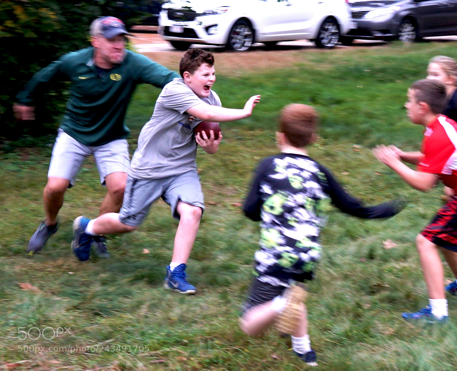 Sony a6500 sample photo. A fun football game photography