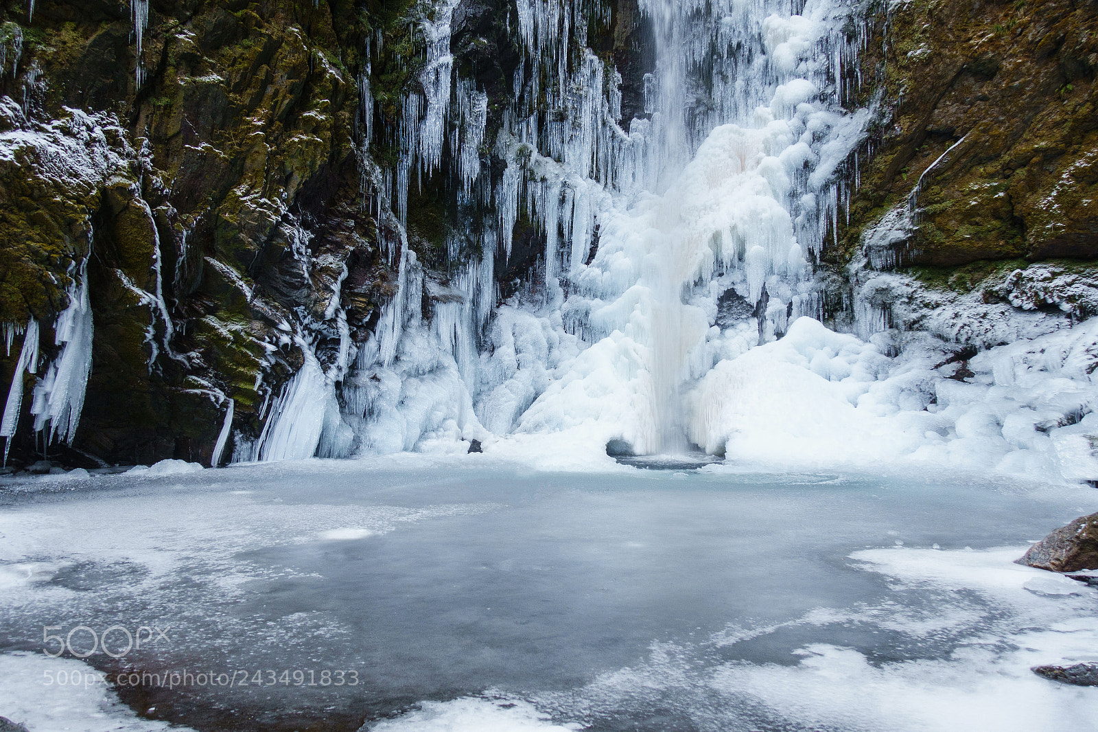 Sony Cyber-shot DSC-RX100 III sample photo. Frozen waterfall photography
