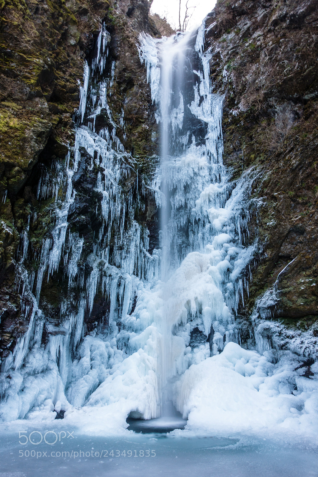 Sony Cyber-shot DSC-RX100 III sample photo. Frozen waterfall photography