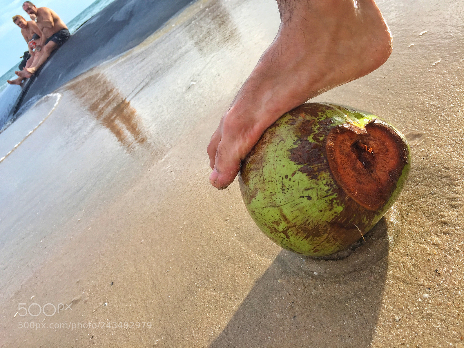 Apple iPhone 6 sample photo. Coconut football photography