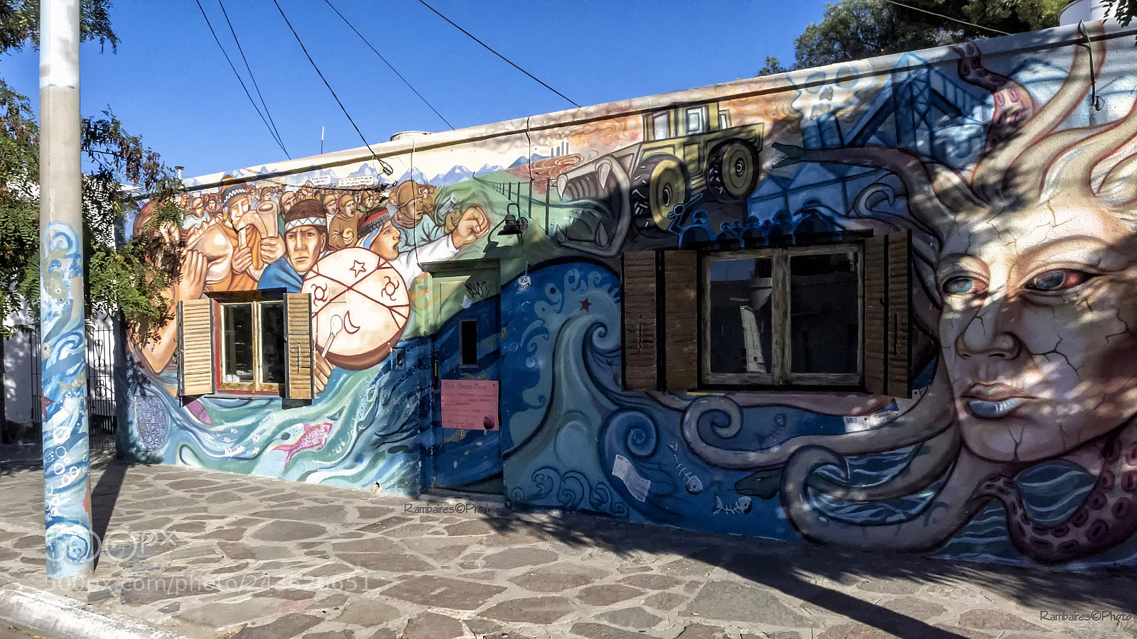 Panasonic Lumix DMC-LX5 sample photo. Mural colorido photography