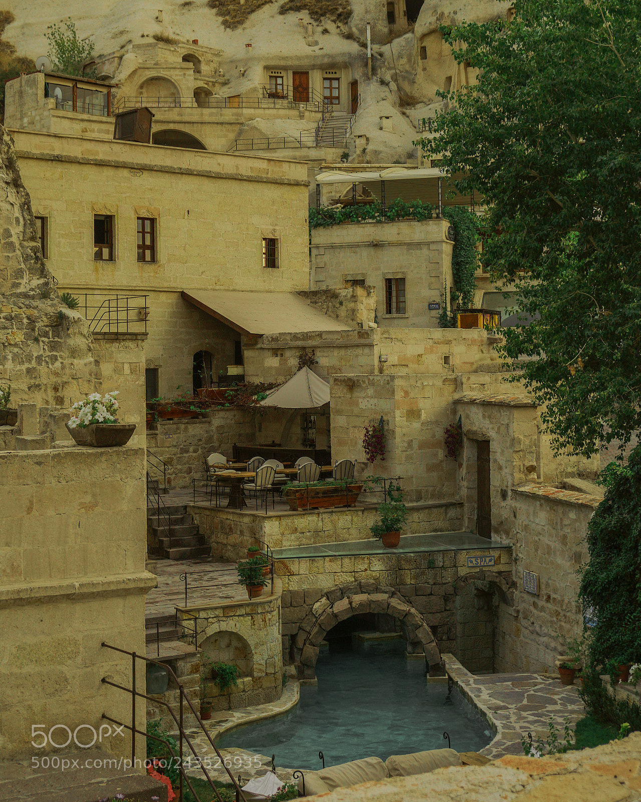 Sony a6500 sample photo. Anatolian houses hotal cappadocia photography