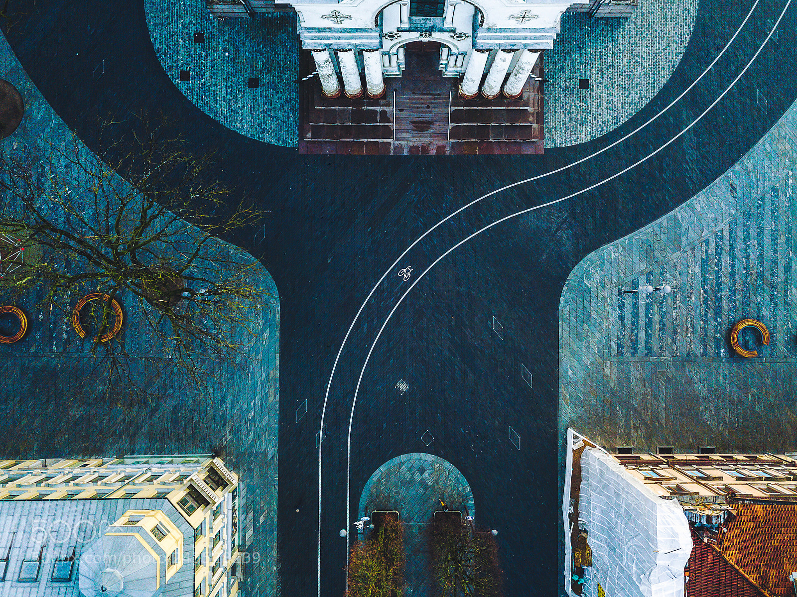 DJI FC220 sample photo. Curves photography