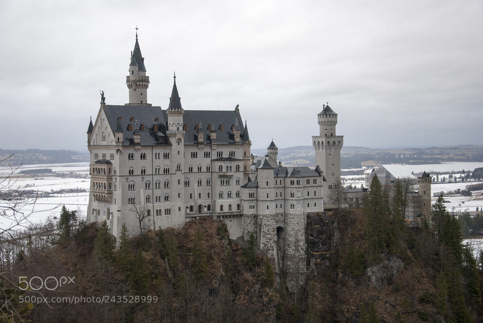 Nikon D3000 sample photo. Neuschwanstein photography
