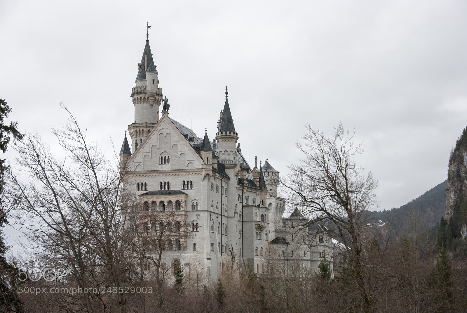 Nikon D3000 sample photo. Neuschwanstein castle photography
