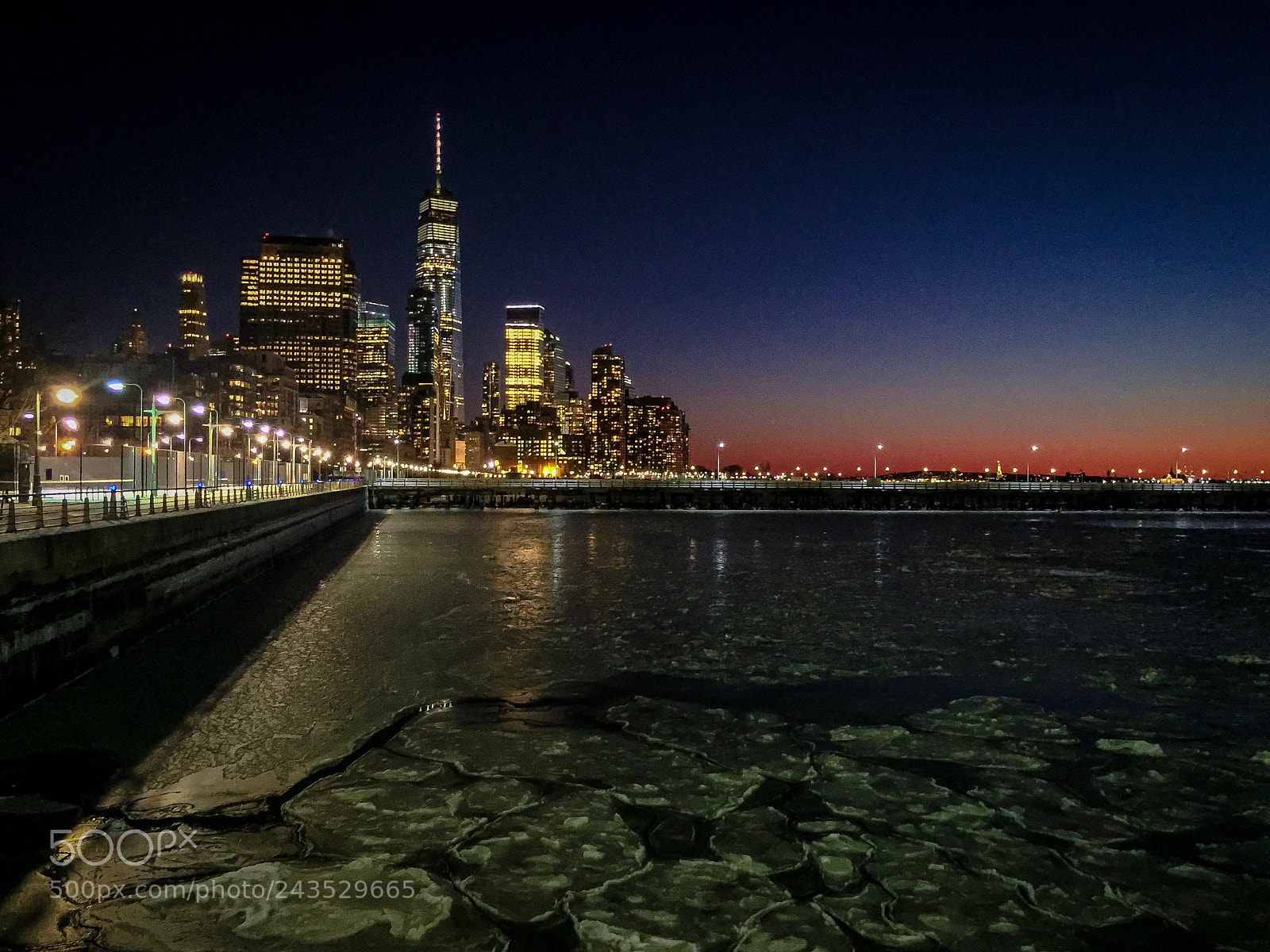 Apple iPhone 6 sample photo. Hudson river frozen photography