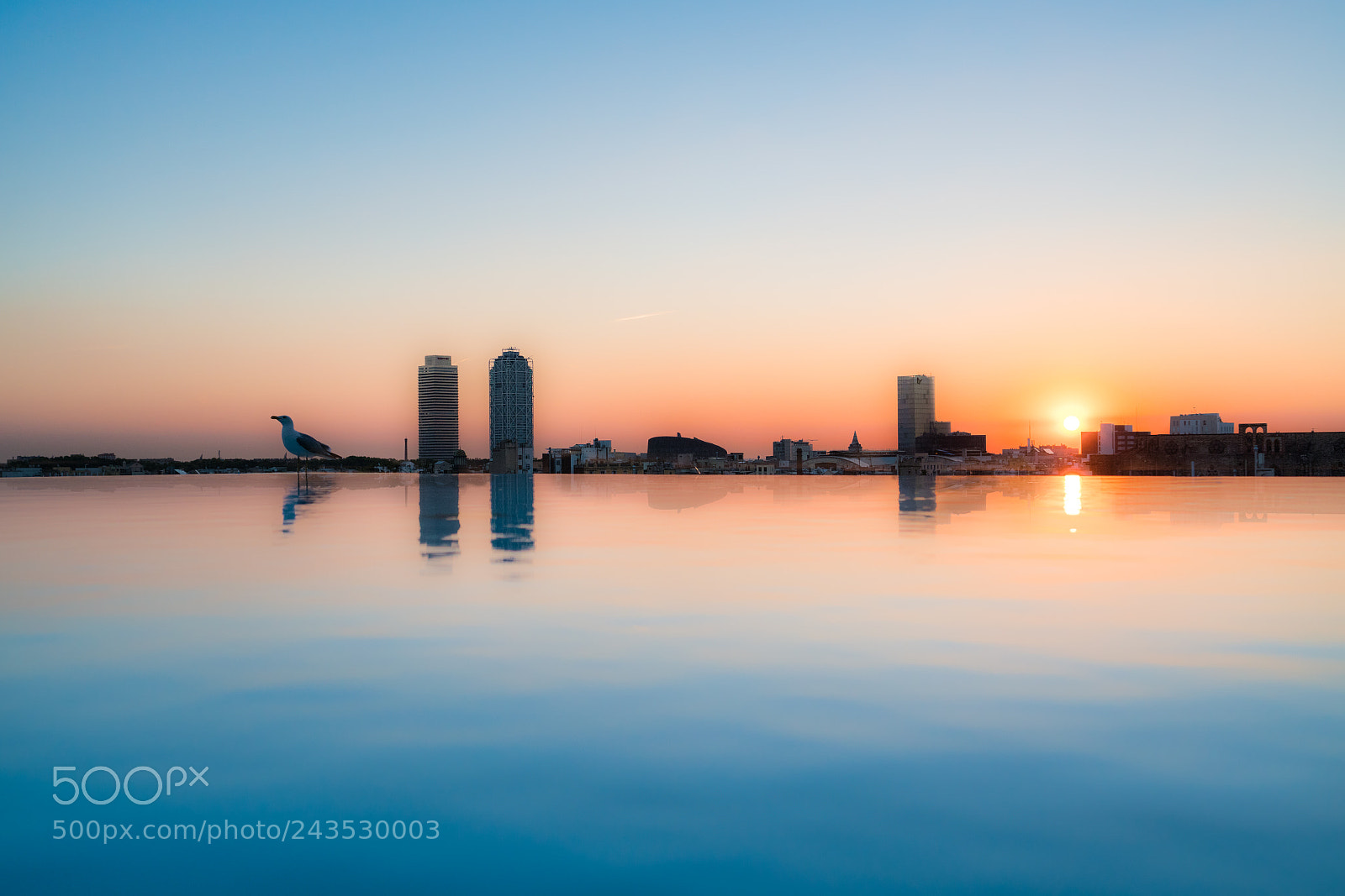 Sony a7R II sample photo. Two hotels in barcelona photography
