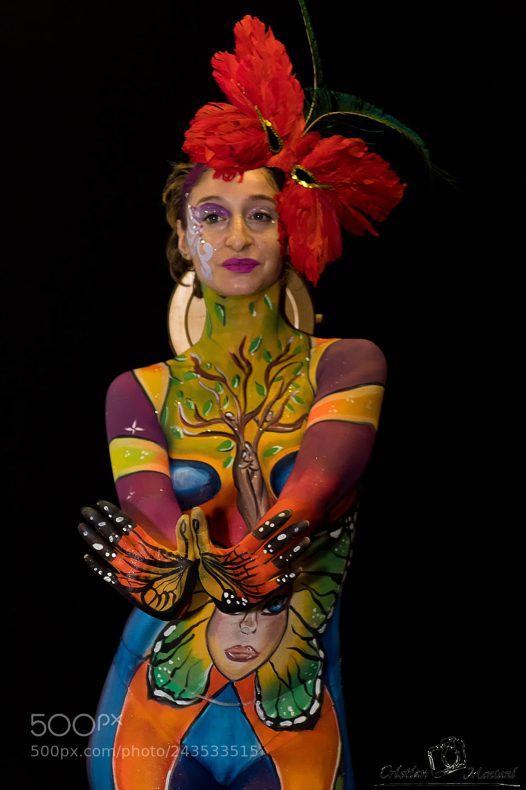 Canon EOS 1300D (EOS Rebel T6 / EOS Kiss X80) sample photo. Body painting photography
