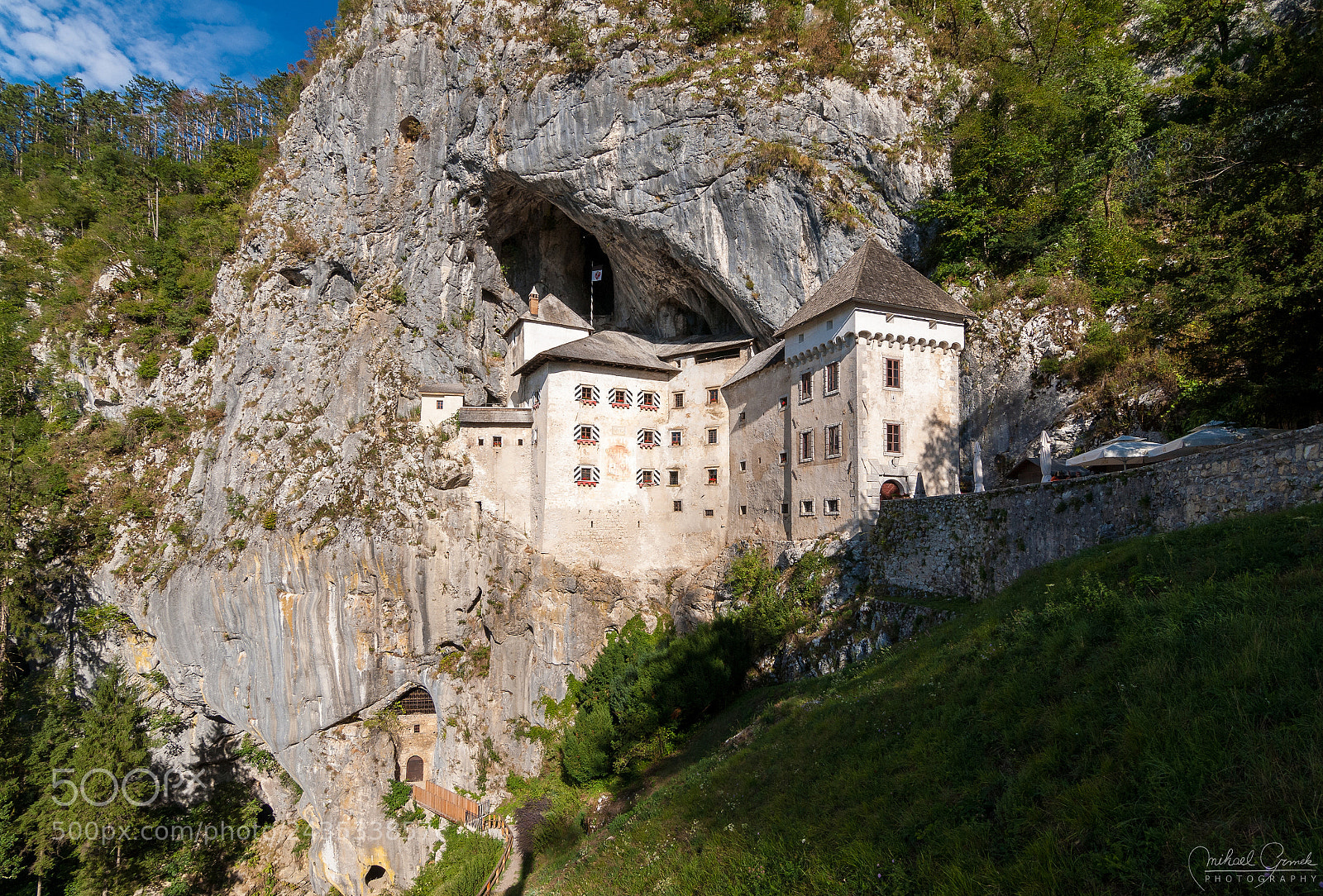 Nikon D200 sample photo. Predjama castle, slovenia photography